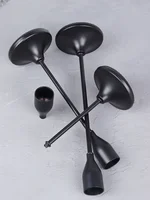 3Pcs/Set European Style Metal Candle Holders Candlestick Fashion Wedding Table Candle Stand Exquisite Candlestick Christmas Tabl 5