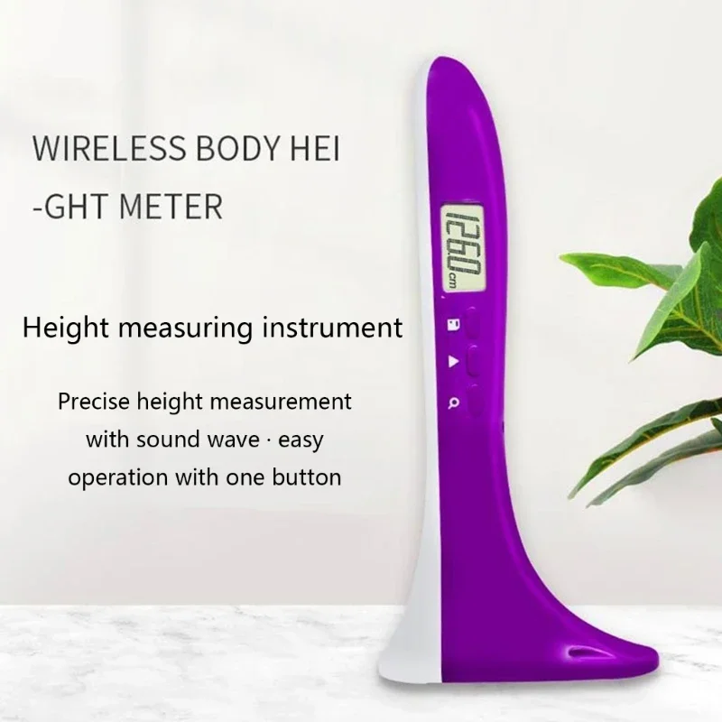 Digital Height Gauge Height Measuring Ruler Growth Chart Ruler for Kids Height Measurement Ultrasonic Stadiometer Measuring Device