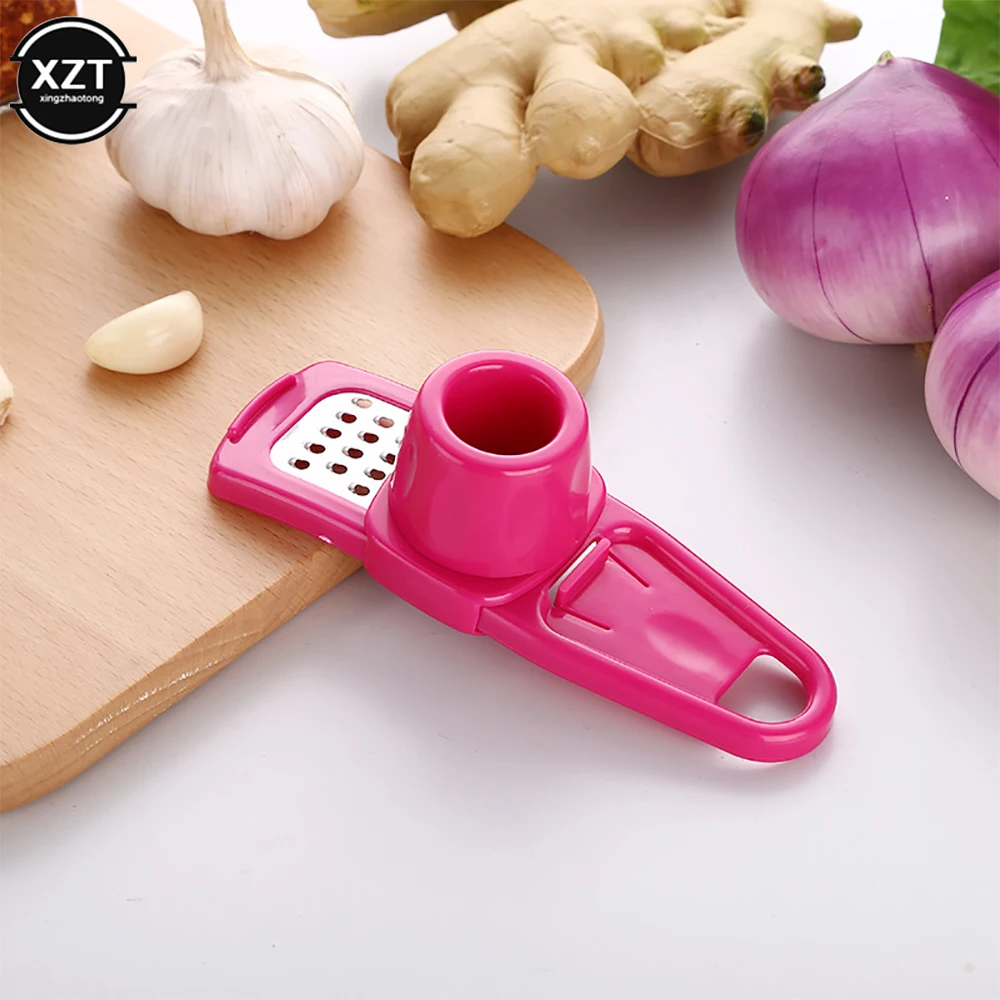 Simple Garlic Grinder Garlic Mud Artifact Stainless Grater Multi-Function Press Household Small Kitchen Utensils