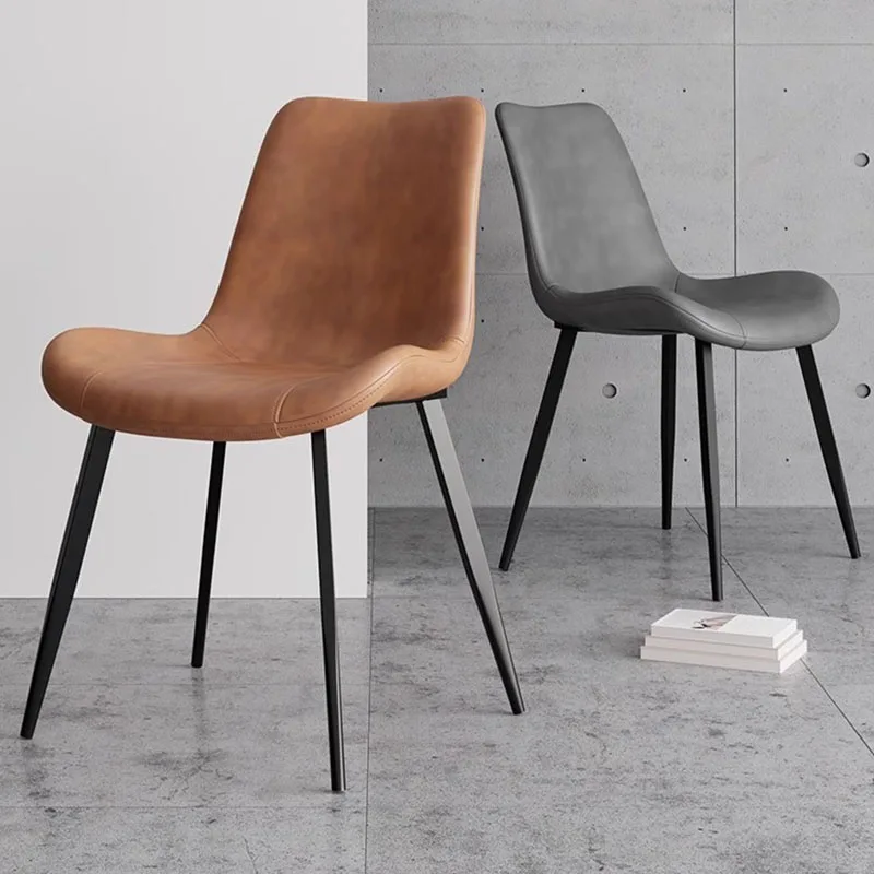 

Nordic Living Dining Chairs Metal Trendy Beautiful Modern Dining Chairs Vintage Luxury Chaises Salle Manger Home Furniture