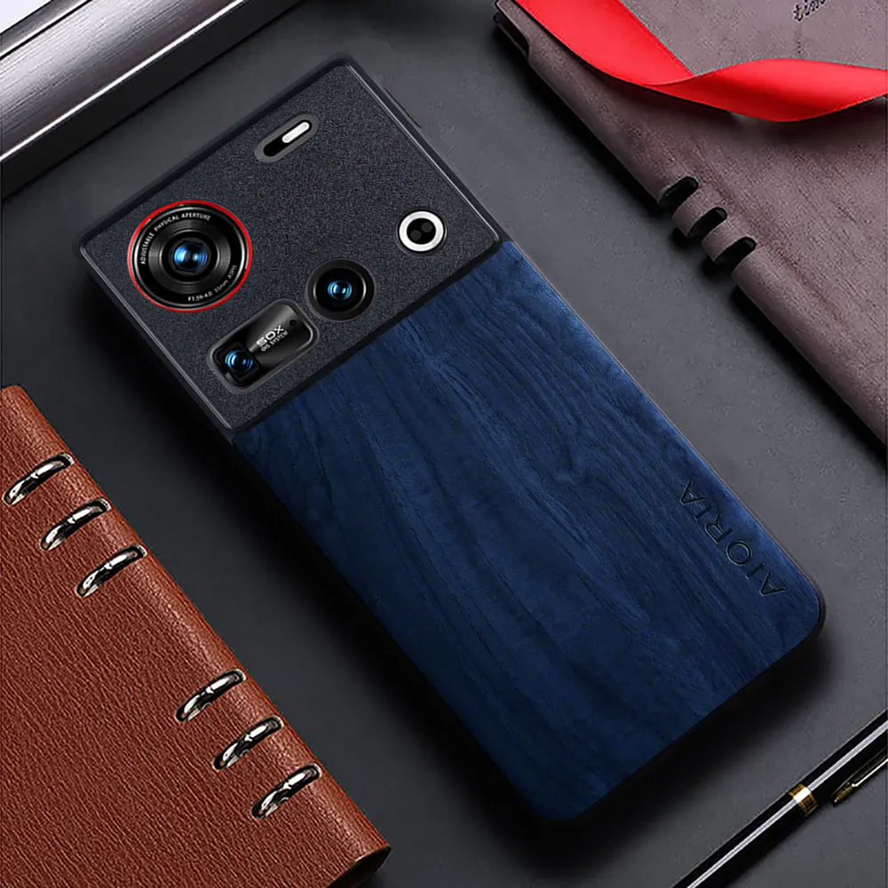 Hülle für Nubia Z60 Ultra, Nubia Z60S Pro, Nubia Z70 Ultra 5G, Schutzhülle mit Bambus-Holzmuster für Nubia Z70 Ultra, Z60, Z60S Pro. – Detail 4