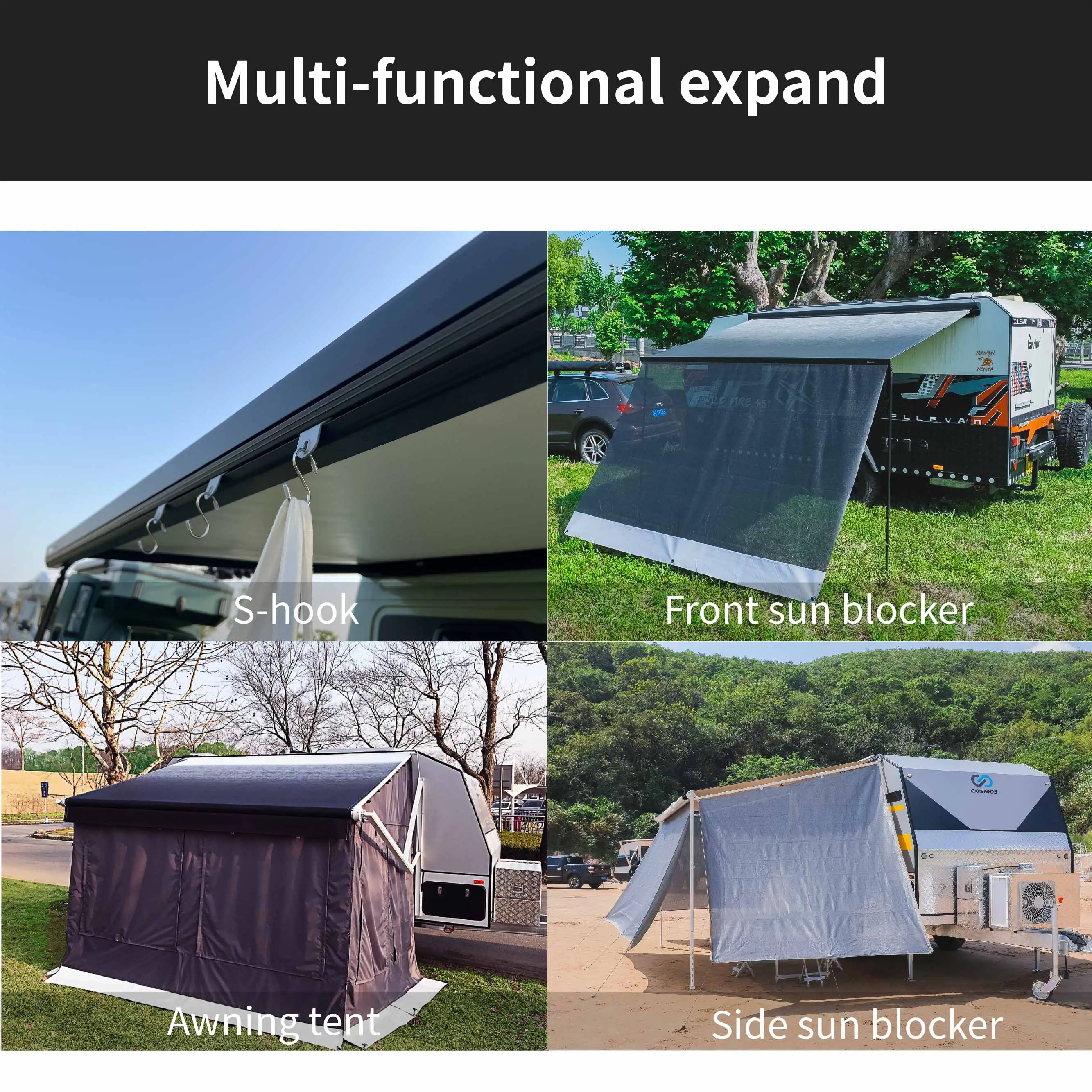 Wareda Luxury Travel Equipment Outdoor Truck Camper Awning