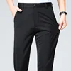 Men Suit Pants 2024 Elastic Slim Fit Dress Pants Business Solid Casual Loose Straight Leg Trouser Men Clothing Oversized 29-42 5