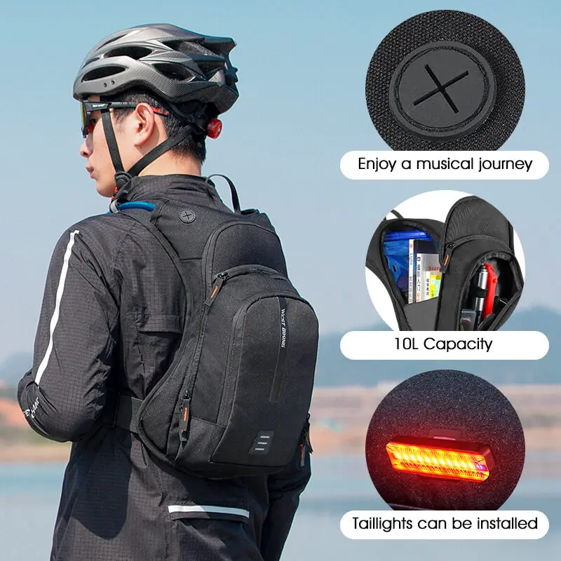 Mochila Impermeable Para Ciclismo, Bolsa De Hidratación Para Bicicleta