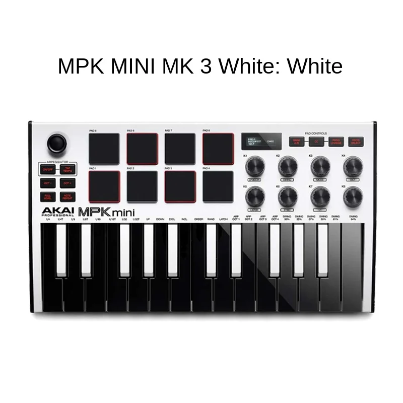 AKAI Professional MPK Mini MK3 - 25 kluczowa klawiatura MIDI