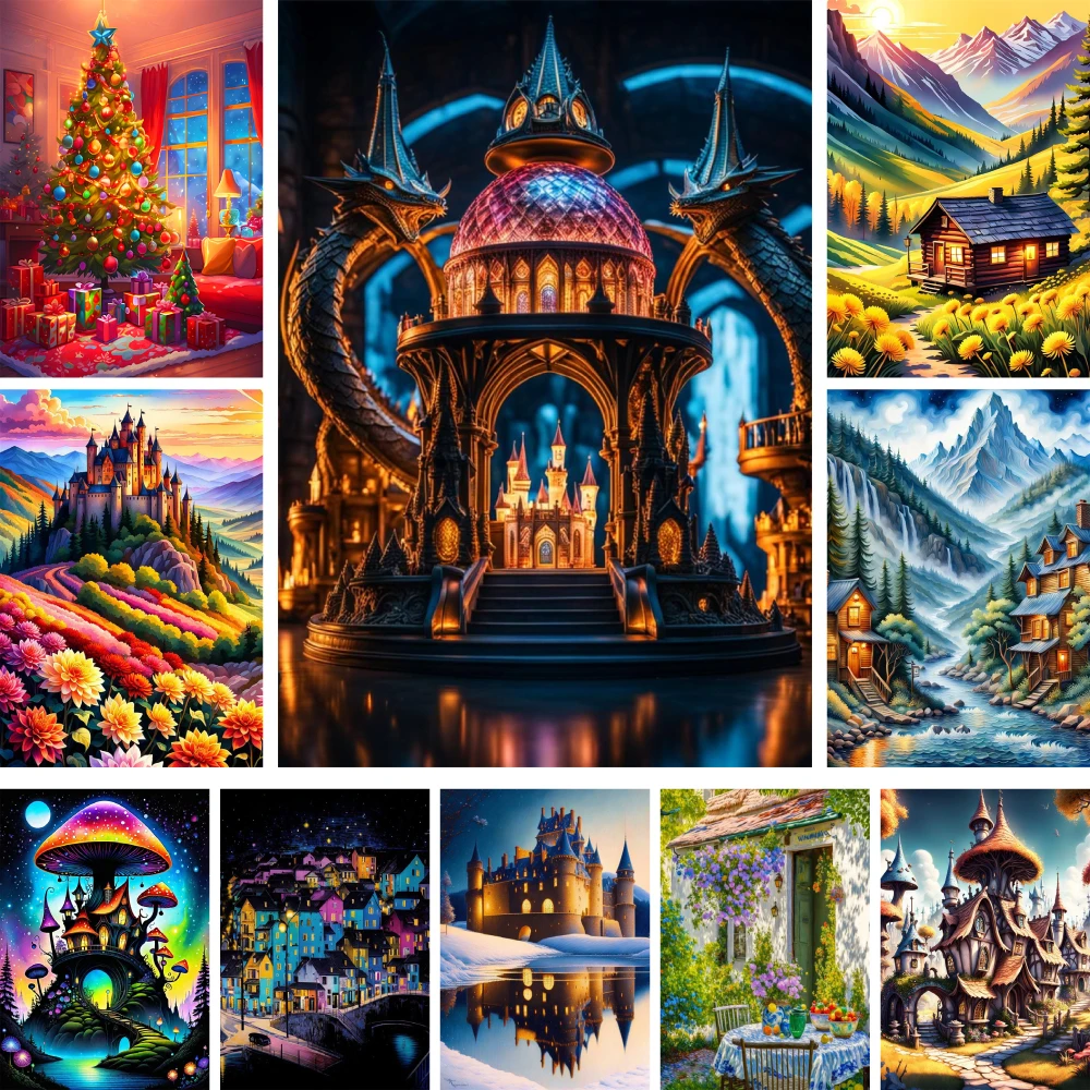 

Набор для вышивки крестиком «Дом мечты», 2023