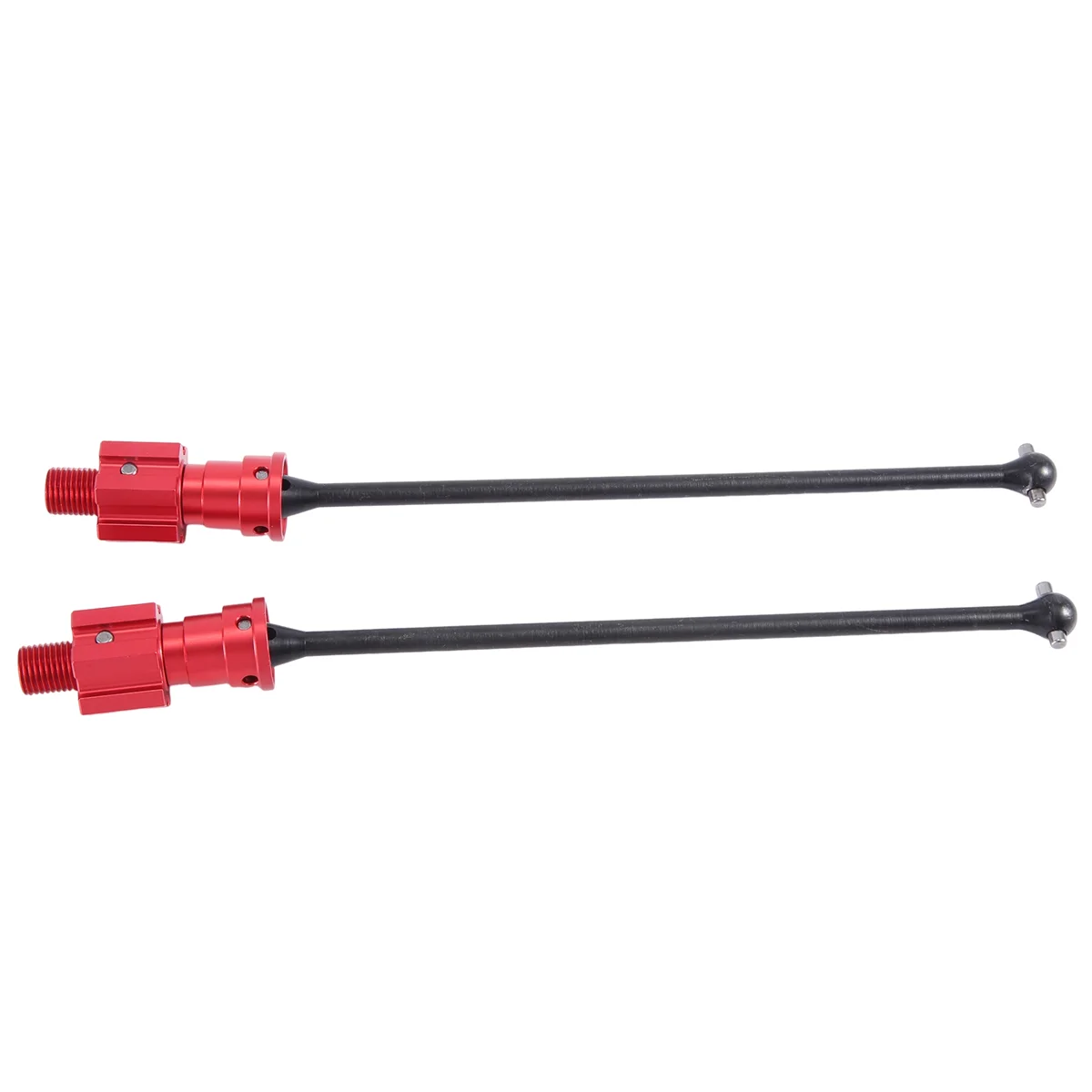 

1 пара, утолщенный металлический передний и задний приводной вал, драйвер Dogbone CVD для 1/6 XRT, обновленные детали для радиоуправляемого автомобиля, красный