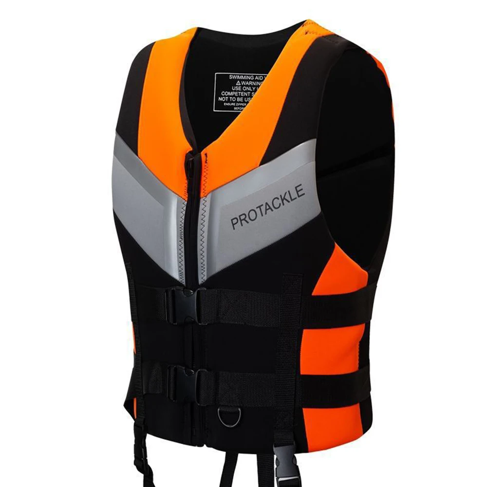 Adults Life Jacket Neoprene Safety Life Vest Water Sports Fishing