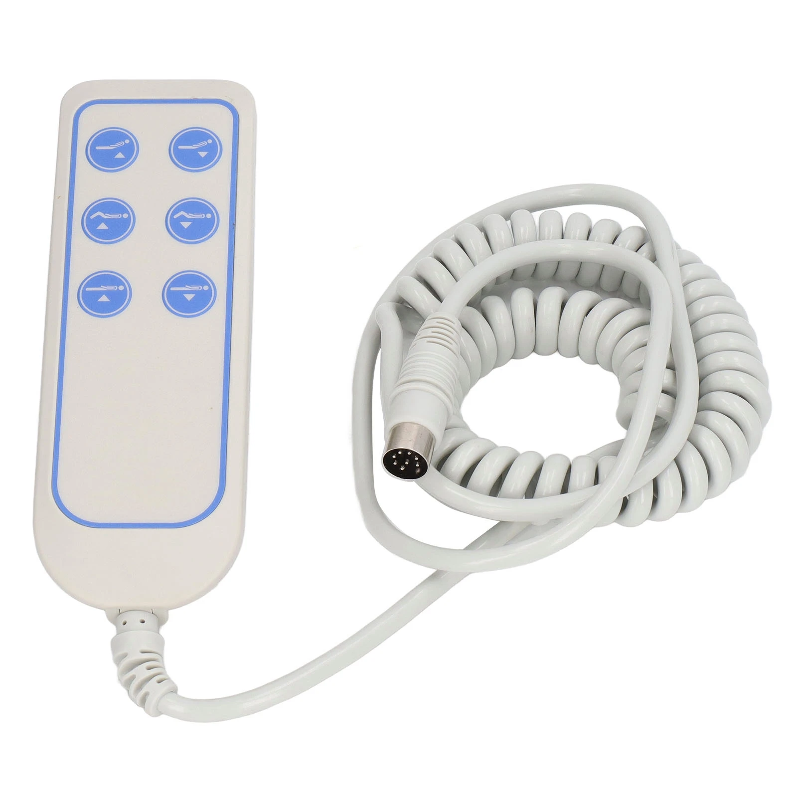 Bed Remote Control Lifting Bed Controller Electric PVC IP66 Wear Resistant Chair Hand Control for Hospital (8 Pin)