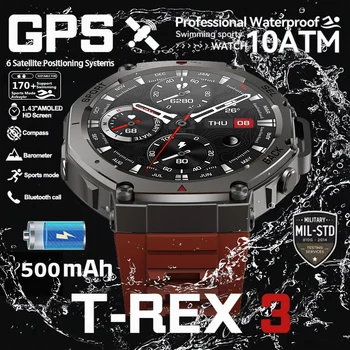 T-Rex 3 Pro Dual-Band GPS Military Smart Watch 1