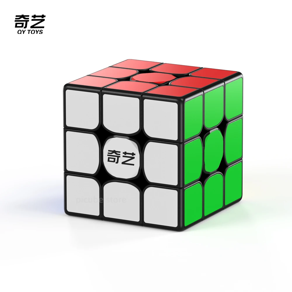 [Picube] Qiyi Qimeng V3 Cubo Magico 3X3X3 Cubo Magico Senza Adesivo Nero Puzzle Professionale Cubo Magico Giocattolo Educativo Per Bambini
