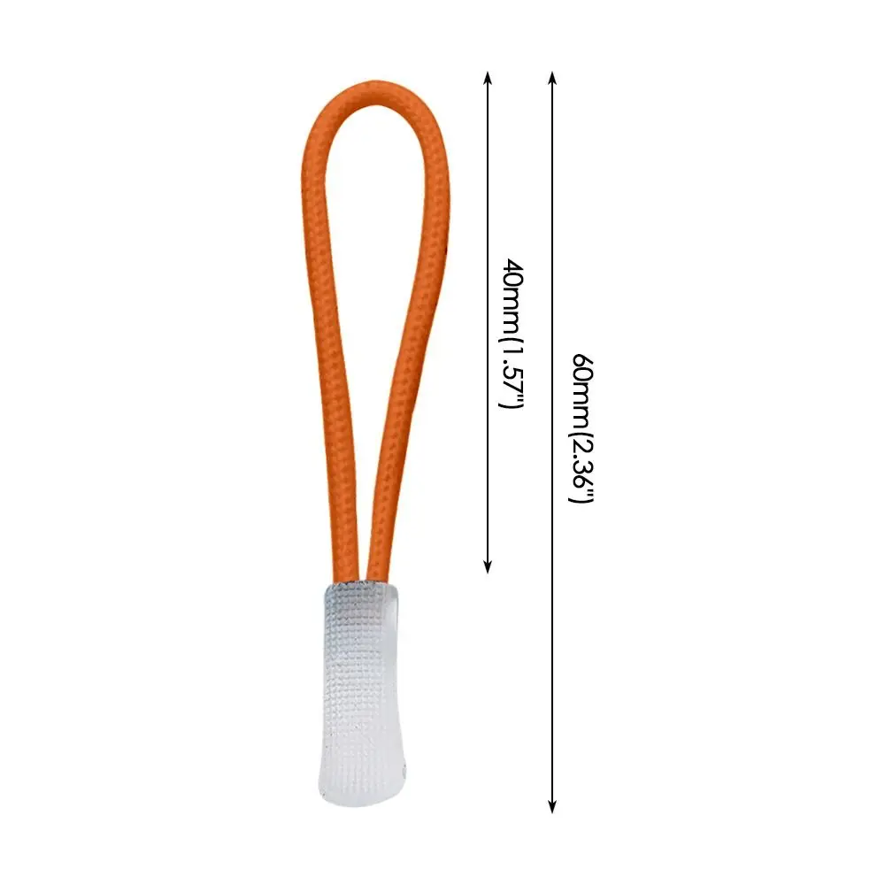 Zipper Pullers 20/50pcs Luminous Zipper Pull Puller End Fit Rope Tag Fixer Zip Cord Tab Clip Broken Buckle Travel Bag Suitcase Tent Backpack