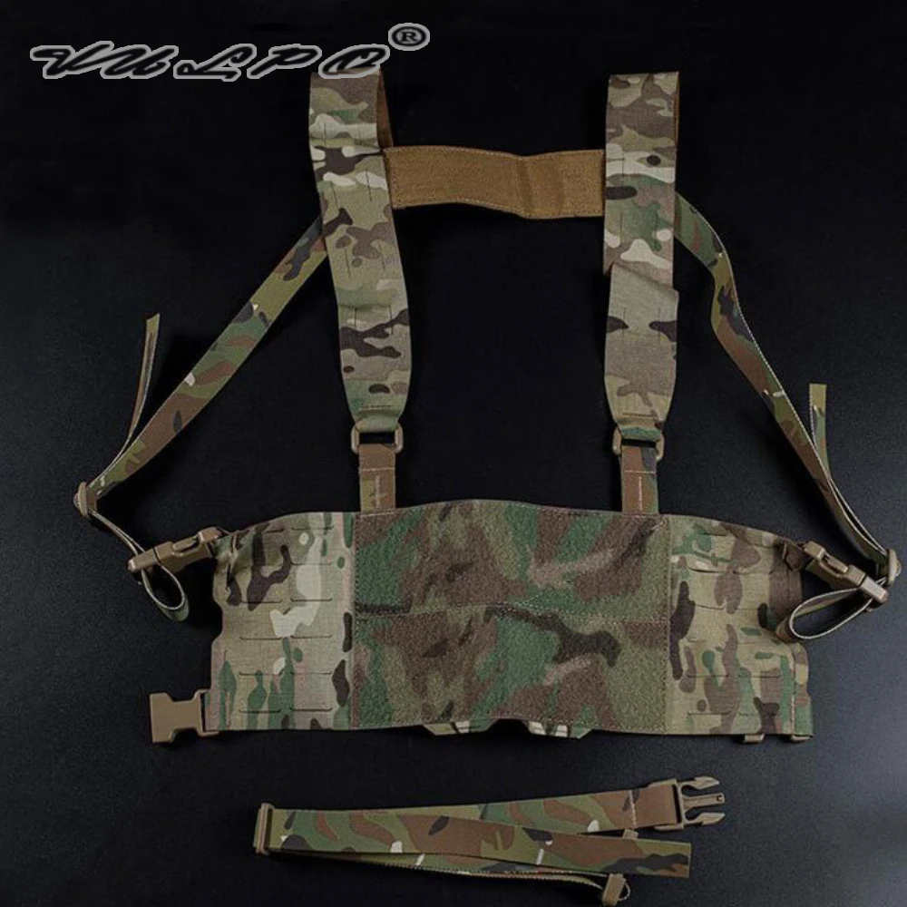 Vulpo Tactical Chest Rig Vest Military Combat Imbracatura Da Taglio Laser Leggera Molle Vest Caccia Airsoft Chest Hanging Vest
