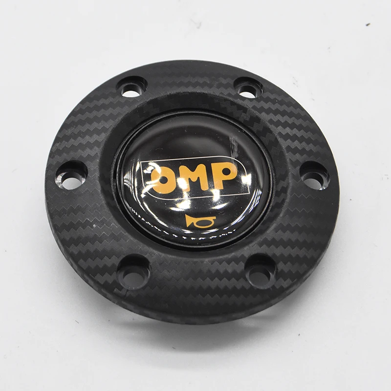 thumbnail: Universele Auto Stuurwiel Hoorn Knop - Zwarte Metalen Upgrade Voor Je Auto