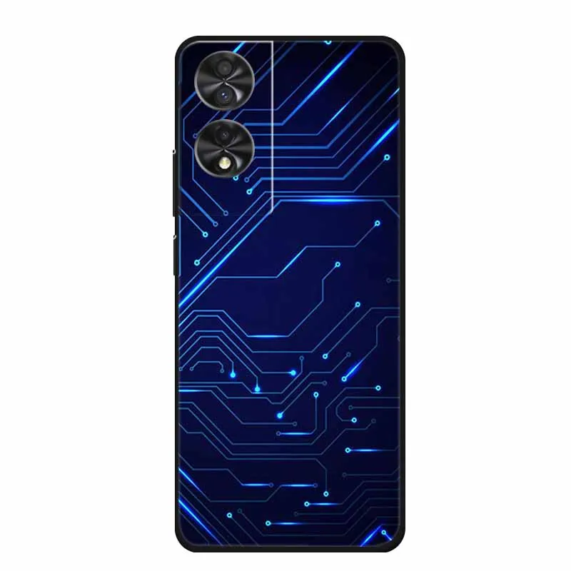 Animal Cartoon TPU Soft Silicone Phone Case Cover with Wolf Design