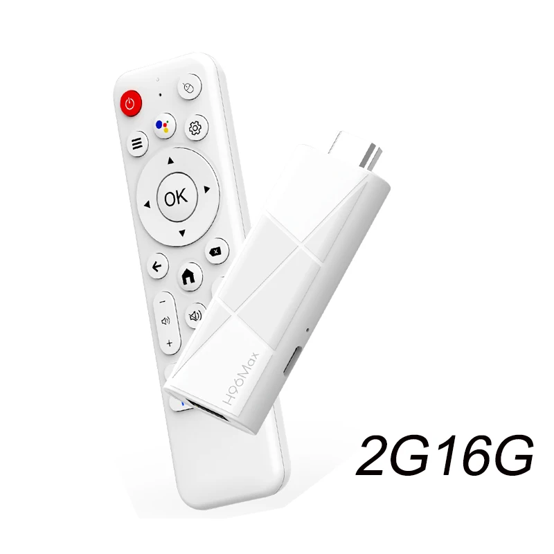 H96 MAX RK3518 Mini TV Stick Android 14 Smart TV Box 2GB 16GB Wifi6 BT5.4 4K HD Google Voice Media Player Set-Top-Box
