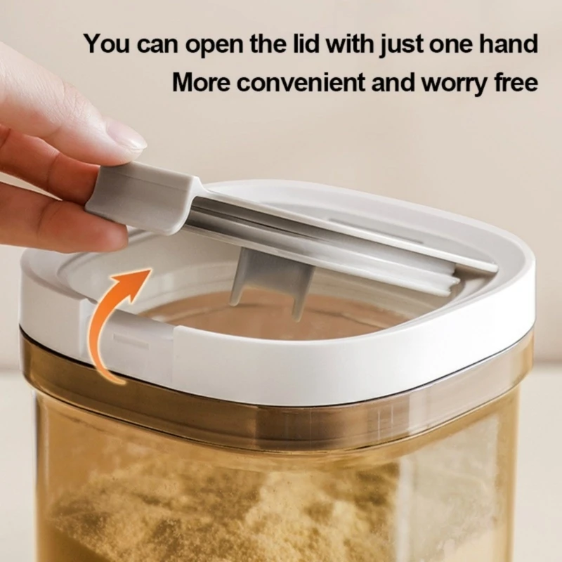 Large Capacity Baby Formula Dispenser Portable Milk Powder Storage Box for Home and Travel Use 800ML/1300ML/1800ML