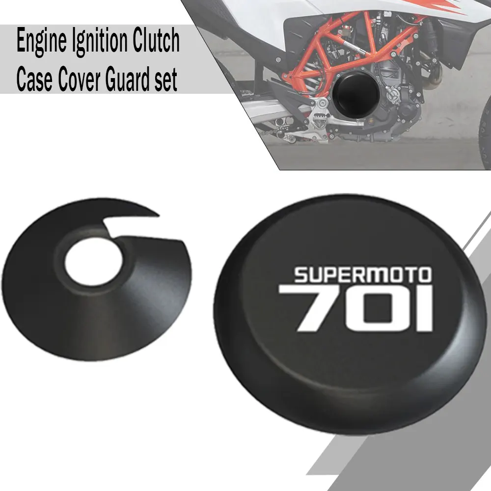 

For Husqvarna 701Enduro 701Supermoto 701 Enduro Supermoto 2016-2020 2021 Motorcycle Engine Ignition Clutch Cover Case Guard set