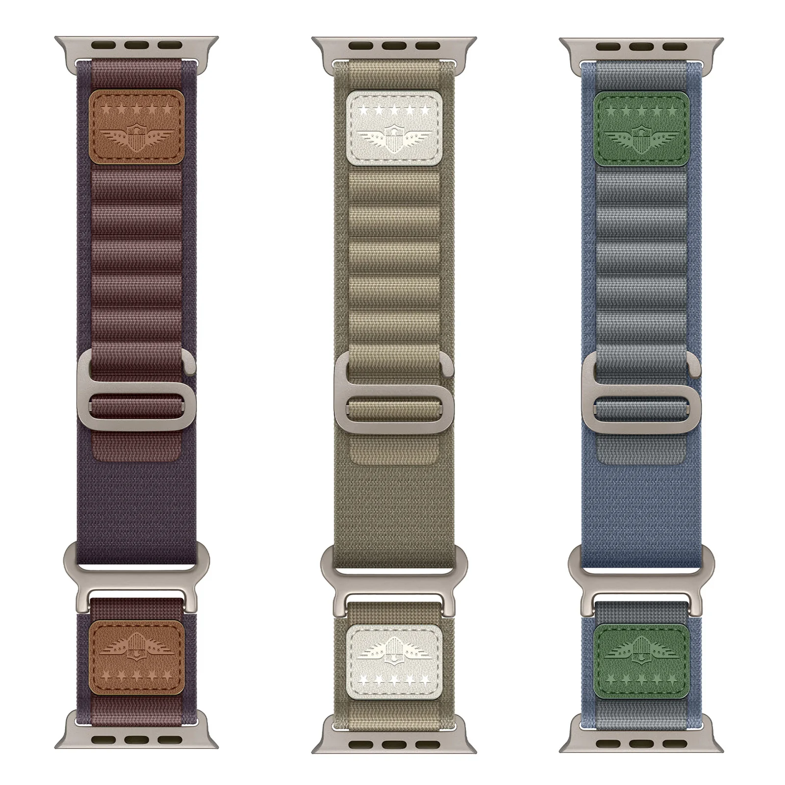 Alpine Loop Strap for Apple Watch : Series Ultra 1, 2, Apple Watch Series 9 8 7 6 5 4 3 2 1, SE 1, 2 Nylon Bracelet iWatch Band 49mm to 38mm 15 Se4da4e36b183471aac896cd1d49ad31bN