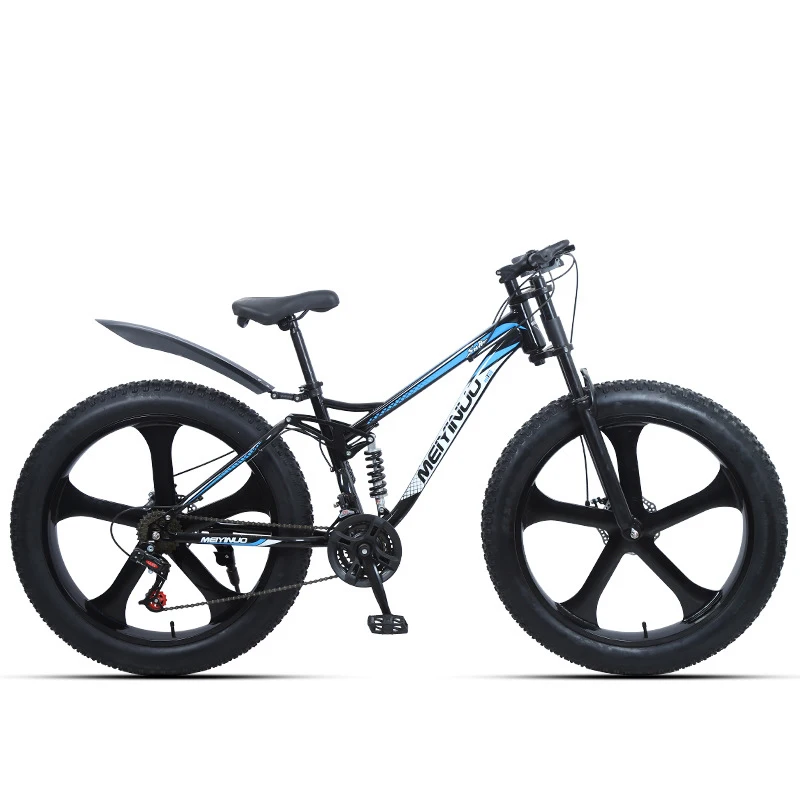 

2024 Shock-Absorbing Beach Off-road Snow Bike Bicycle For Men And Women Outdoor Cycling 26Inch 4.0 Wide Tire Bicycle