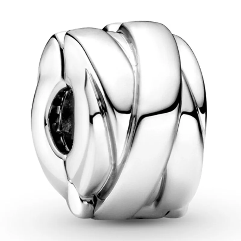 

Оригинальные полированные ленты, зажимы, бусины, очаровательные, подходят для женского браслета из серебра 925 пробы, украшения для рукоделия