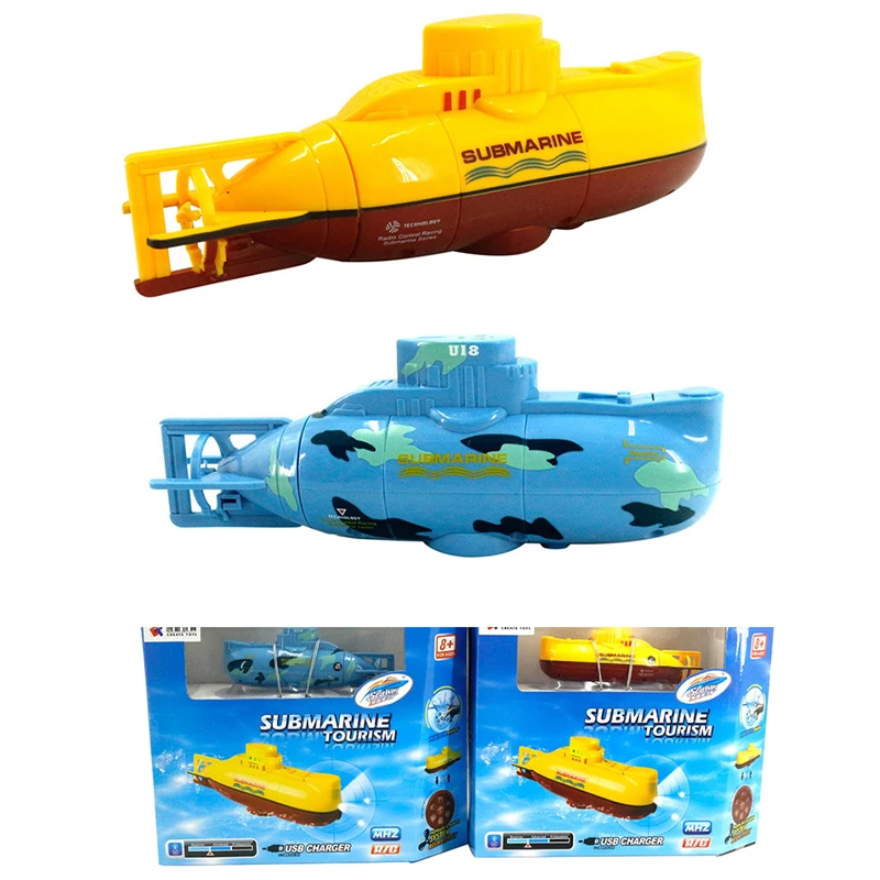 Blast Bottle Six Channel Mini Submarine Electric Remote Control Boat Summer Water Play Children'S Toy Holiday Christmas Gifts