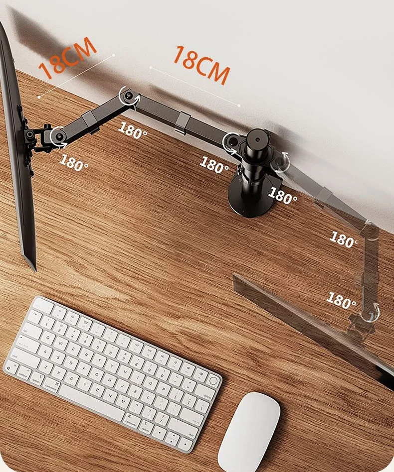 display do computador, altura de extensão Riser, desktop VESA Stand, 15,6-32