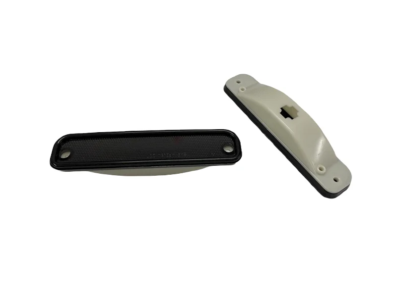 

2 x Front Signal Side Marker Lights Pair Black Lens With Black Trim for Chevy / GMC Pickup Truck 73-80