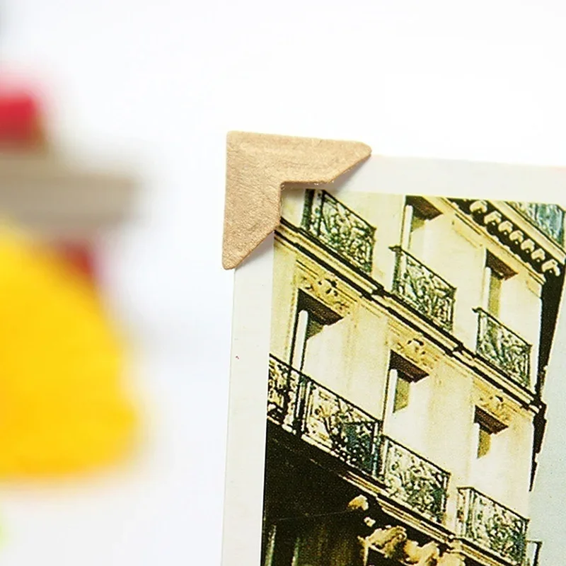 Self-adhesive Photo Frame Corner Sticker Craft Scrapbook Album 120Pcs/5sheets