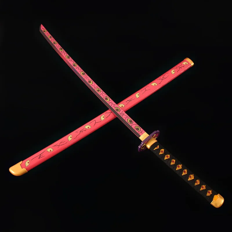 104cm Kokushibo Nichirin Blade Demon Slayer Anime Weapon Sword Model Wooden Samurai Sword Royal Katana for Cosplay Toys for Boys 4