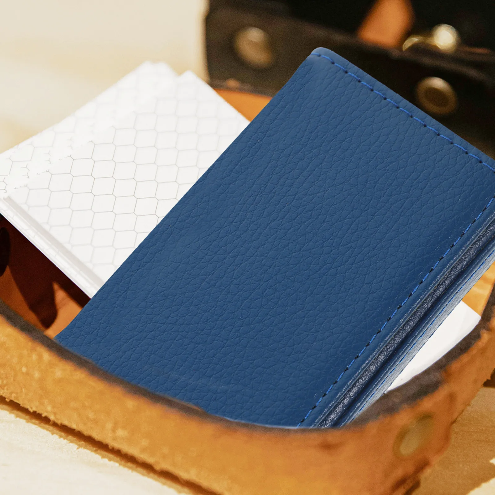 전문적인 데스크탑 명함 홀더 박스 사무실용 대용량 카드 보관 케이스 휴대용 간편