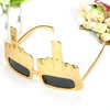 Creative Vertical Middle Finger Glasses Decoration Props Funny Sunglasses Dance Birthday Party Performance Selfie Props Glasses 4