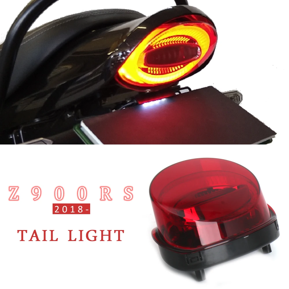 

New Motorcycle Accessories LED Brake Rear Tail Light Fits For Kawasaki Z900RS Z900 RS z900rs 2018 2019 2020 2021 2022 2023