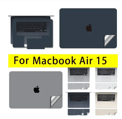 Body Protector Sticker for MacBook M3 Air 15 13.6 A2941 M2 A2681 Palms Guard Rest Cover Trackpad Protector Sticker laptop sticker trackpad protector macbook cover set