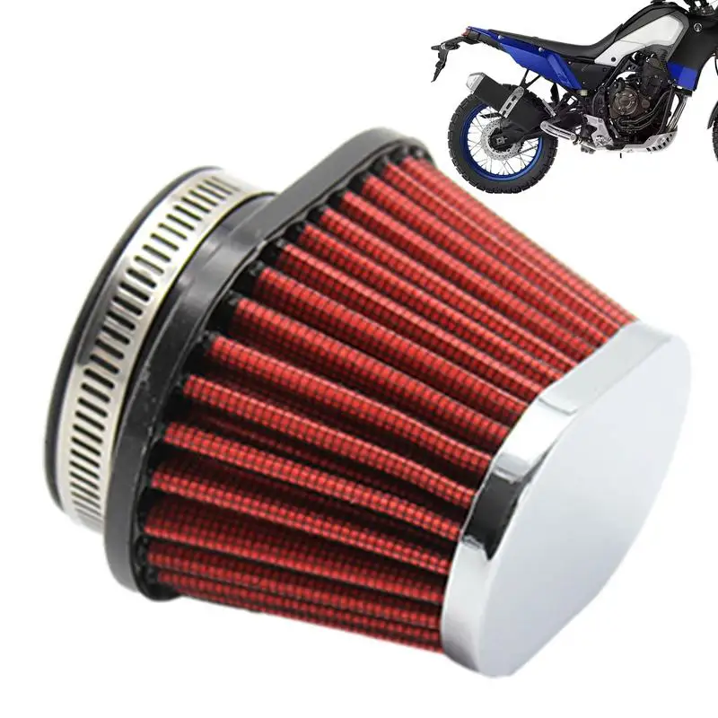 

Motorcycle Air Filter Cleaner Mushroom Head Engine Air Filter Universal Replacement Air Intake Filter 51/55/60mm Cold Air