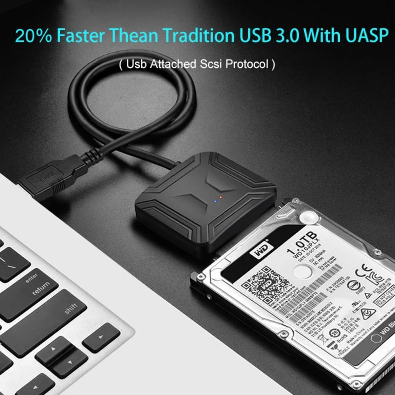 SATA USB 3.0 To Sata 3.5 Hard Drive Adapter For 2.5 Inch 3.5 Inch HDD