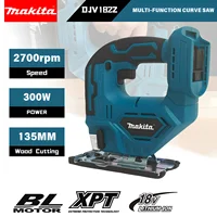 Makita DJV182Z Cordless 18V Lithium Battery Rechargeable Electric Jig Saw Curve Saw Woodworking Cutting Multifunction Saw