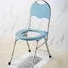 Foldable Elderly Toilet Chair  Hygienic and Movable Lavatory, Ideal for Disabled and Maternity Use, Easy to Sanitize Commode 6