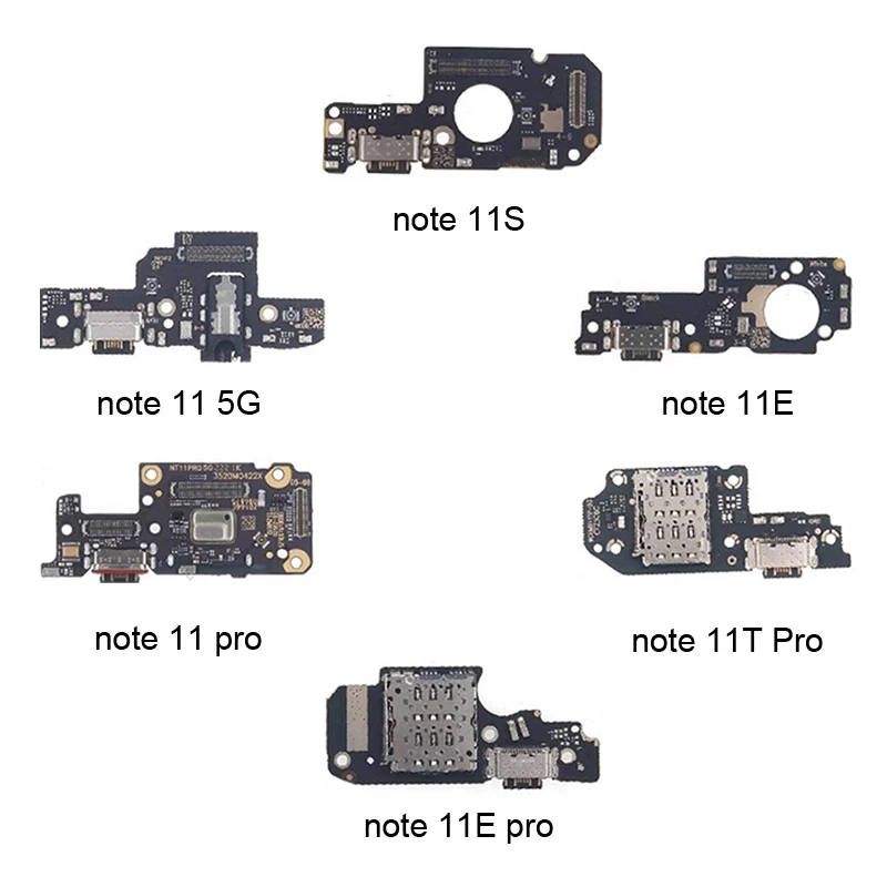 

USB Charger Dock Connector For Xiaomi Redmi Note 11 Pro 5G Pro+ 5G 11T Pro + 5G Flex Cable Charging Port With Jack