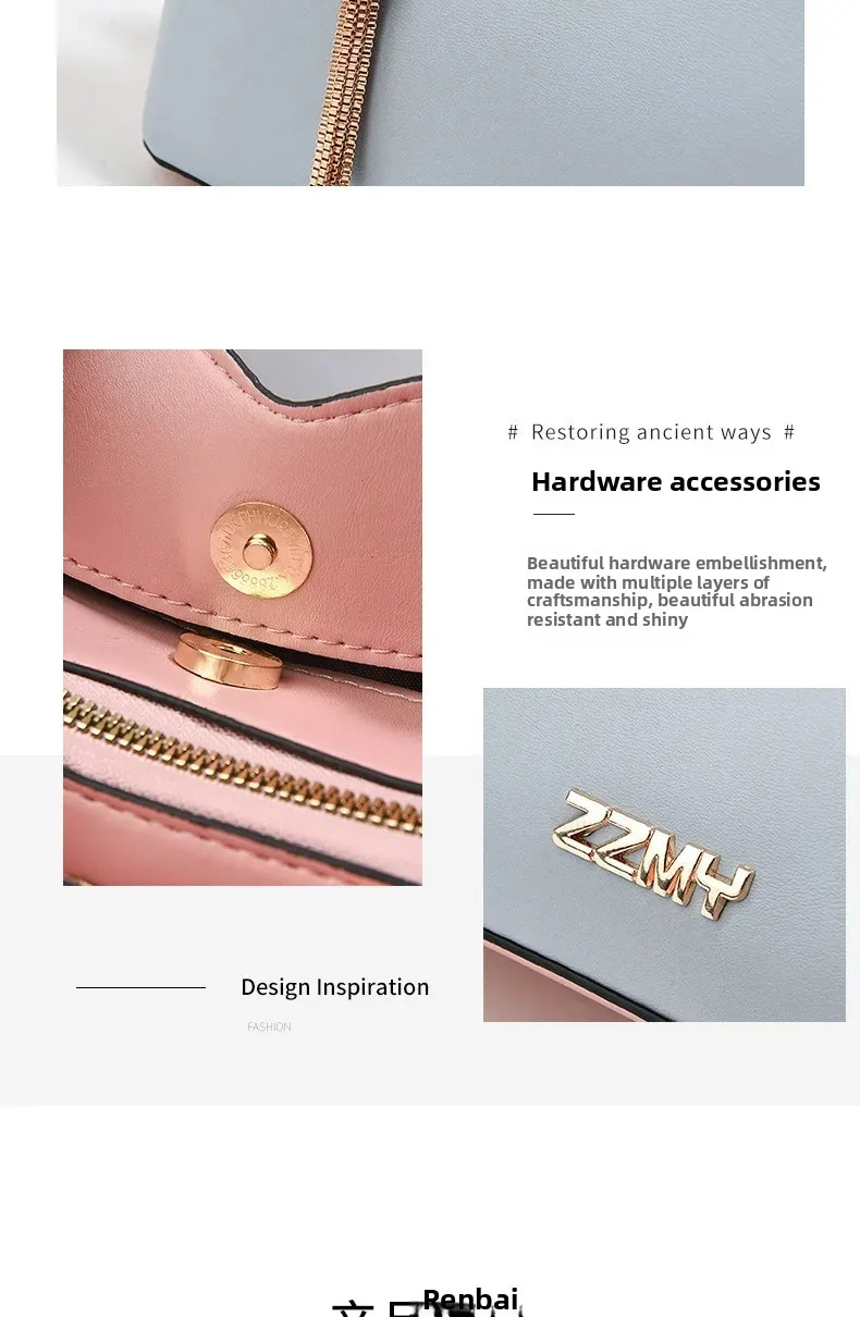 Vue latérale du sac à bandoulière Splicing