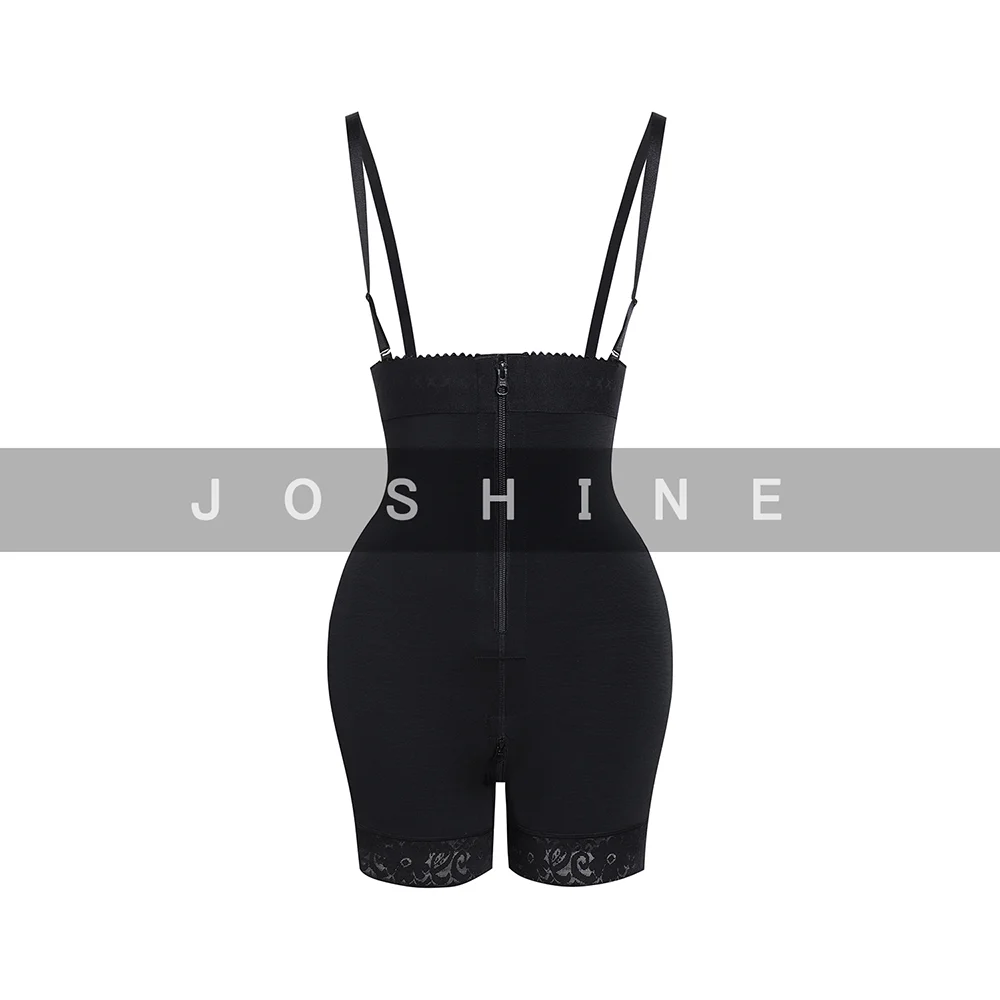 Women Bodysuit Fajas Colombian Waist Trainer Compression Open Bust Shaper Slimming Sheath Corset Girdles Sexy Lace Butt Lifter
