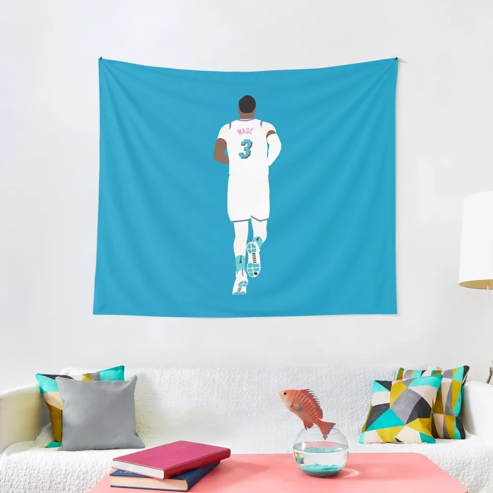 

Dwyane Wade Miami Vice Tapestry Aesthetic Decoration Home Decorating Bedroom Decor Tapestry