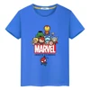 Marvel Boys Girls Cute T-shirt Summer Print 100%Cotton Short  Spider-Man Sports Short sleeve Anime Tops y2k Kids clothes gift 6