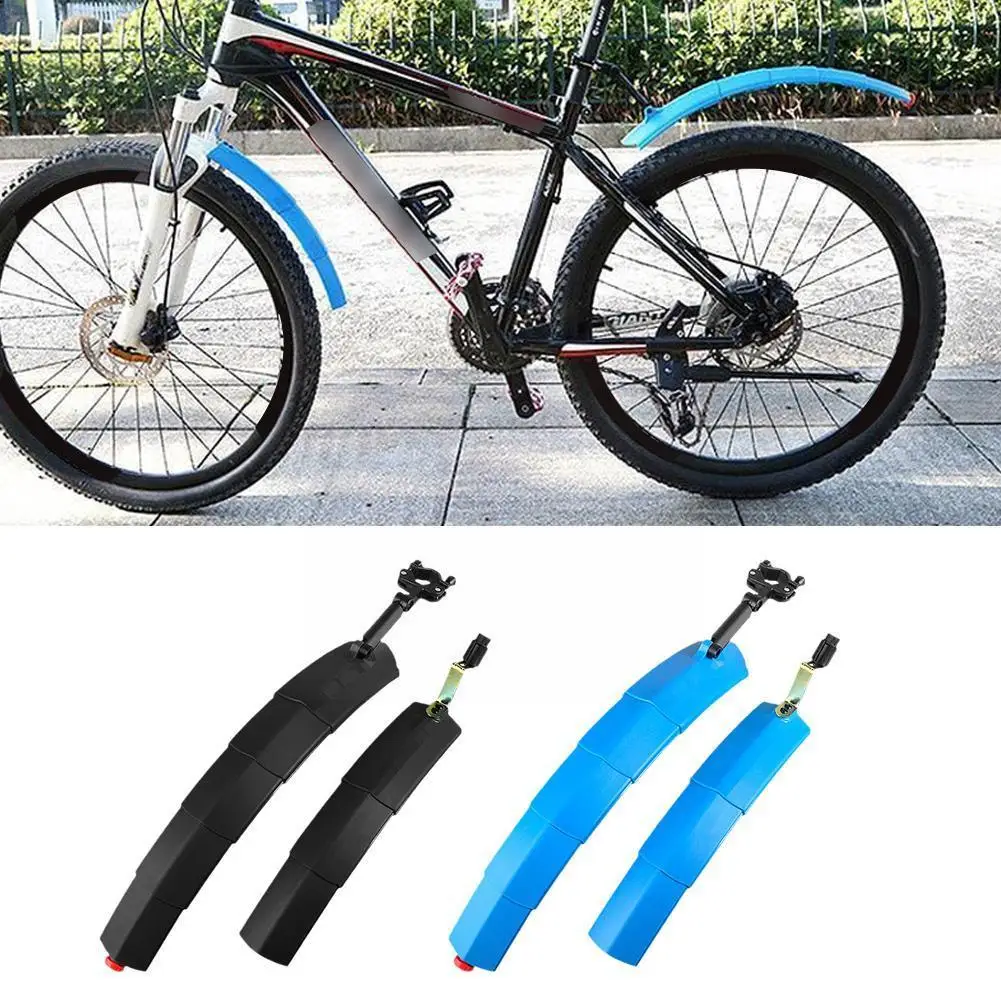 

WEST BIKING Bike Fenders With Taillight Telescopic Bike Tail Light Mudguards MTB Fenders Accessories Cycling Front Rear Bik V8D5