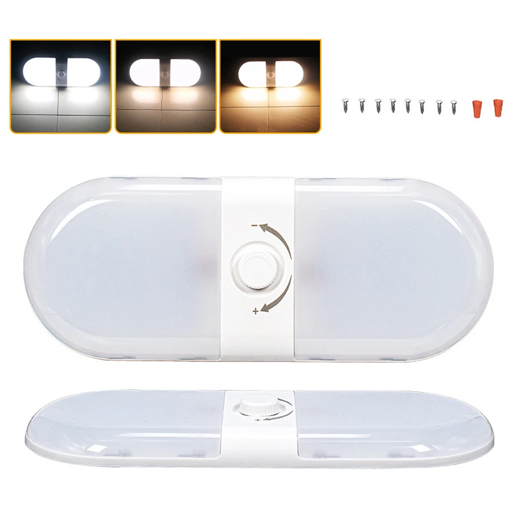 

2 шт., регулируемые потолочные светильники для автомобиля, 3 цвета