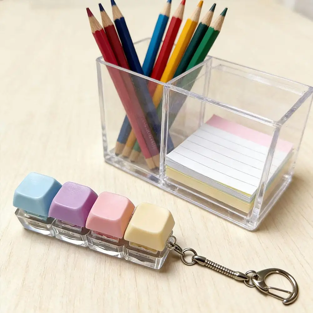 Enhanced Mechanical Keyboard Fidget Keychain - Perfect Gift