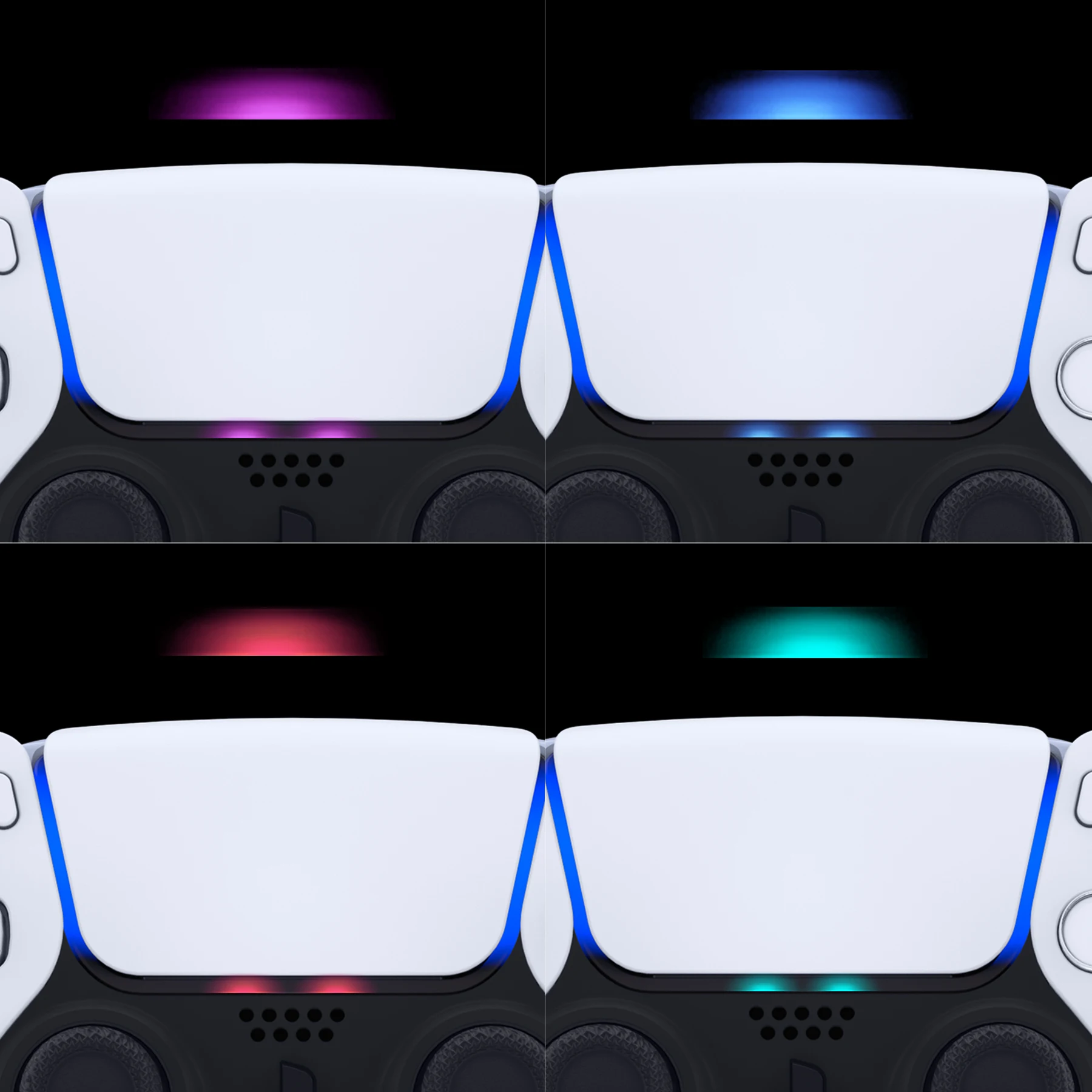 Extremerate-custom Touchpad Led Lightbar Decalques de Pele Adesivos Power Light com Ferramentas para Controlador Ps5 Cores 40 Pcs - Image 5
