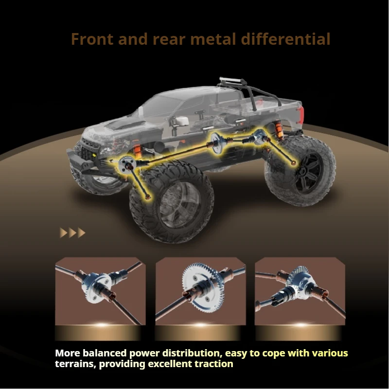 High Speed Four Wheel Drive Remote Control Off Road Vehicle