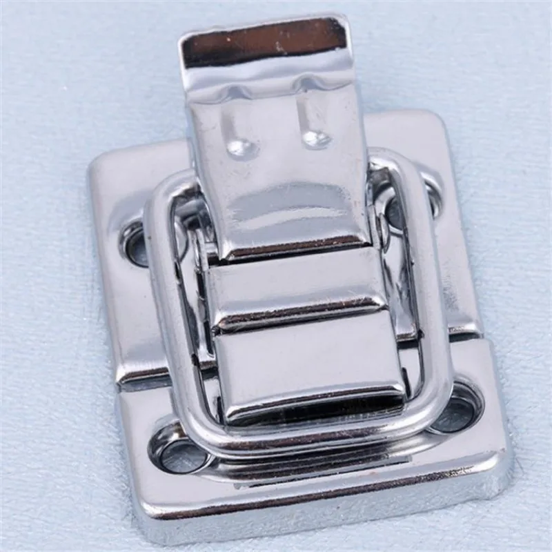 Furniture Hardware Toggle Latches Decorative Latches 10PCS Stainless Steel Chrome Toggle Latch Chest Box Case Suitcase Tool Clasp
