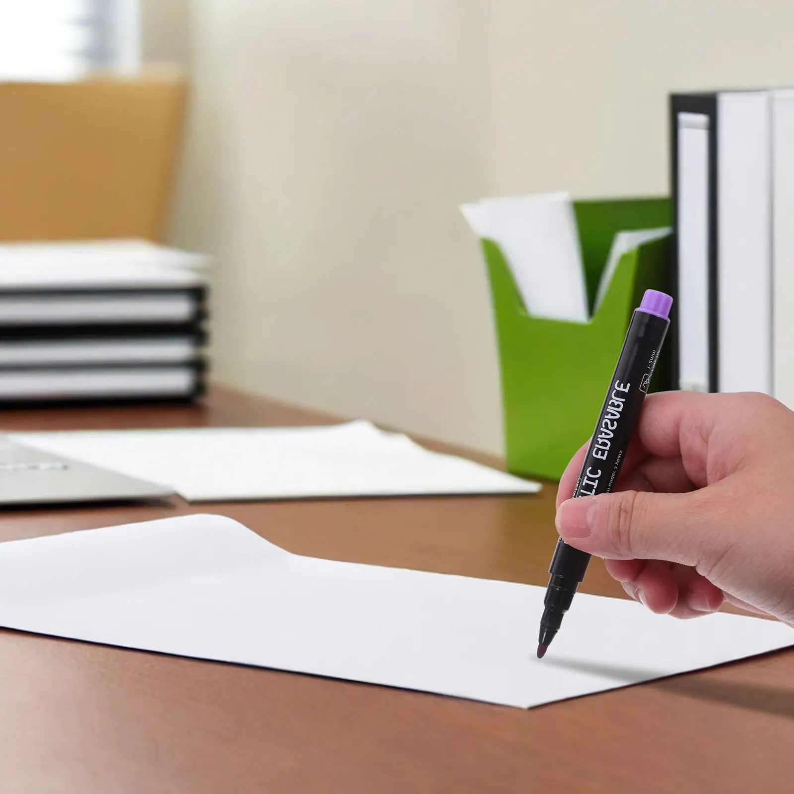 8Pcs 자기 화이트보드 마커 분리형 지우개가 있는 건식 지우기 펜 교실 사무실..